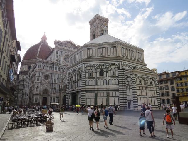 das Baptisterium San Giovanni 11.Jhr. ist die Taufkirche des Doms von Florenz