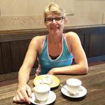 bei der Pasticceria Finisterrae geniessen wir einen Kaffee. Namensgebung vom Lokal Zufall? Nein!