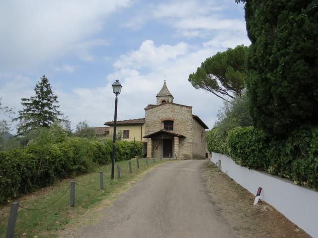 ...erreichen wir die kleine Kirche von San Prugnano
