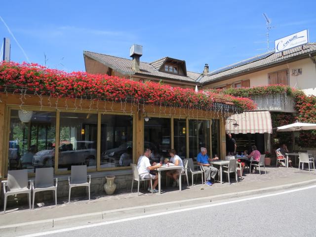 im Restaurant Consumi haben wir ein kühles Bier getrunken...