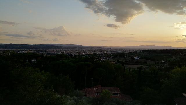 ...und die wunderschöne Aussicht auf Florenz