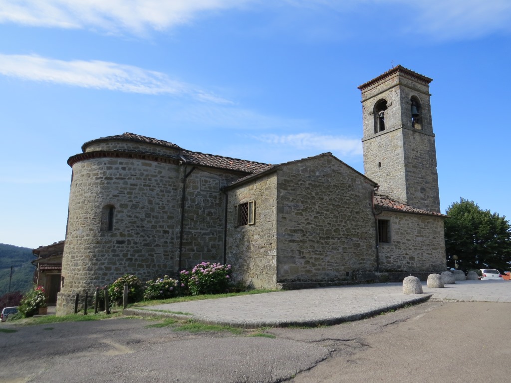 die Dorfkirche San Vito e Modesto aus dem 12. Jhr.