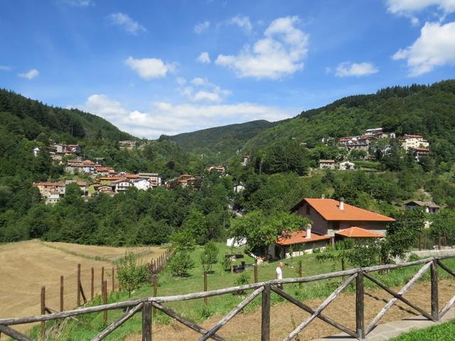 Blick zurück nach Badia Prataglia