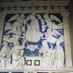 zahlreiche Terracotta-Reliefs von della Robbia können wir bestaunen