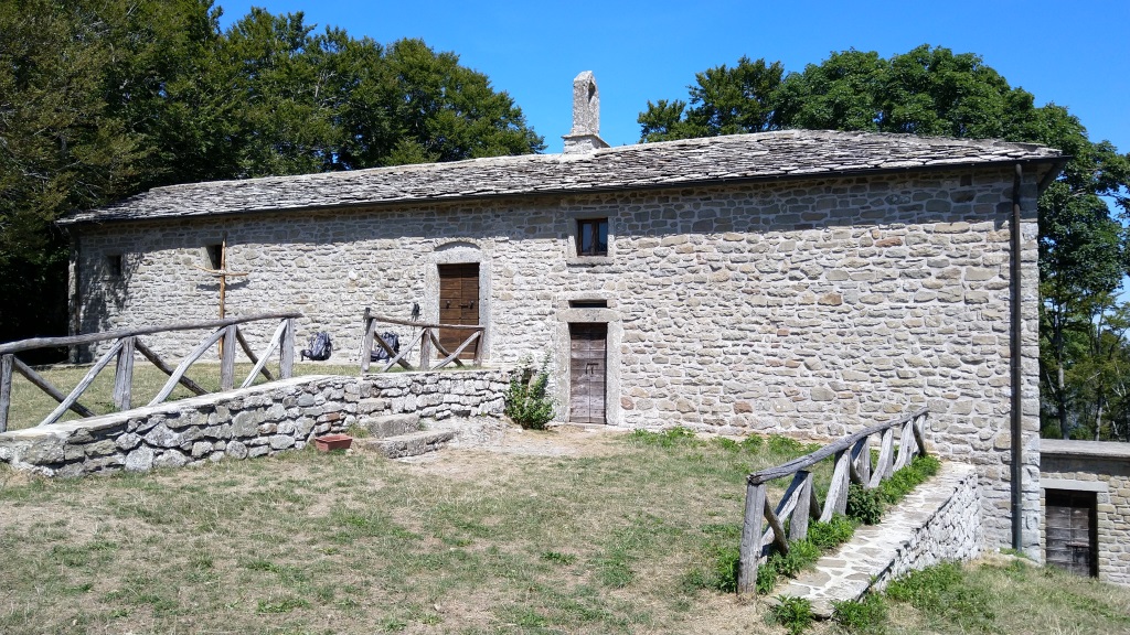 die Einsiedelei wurde 1522 zum ersten Mal erwähnt. San Francesco machte hier eine Pause