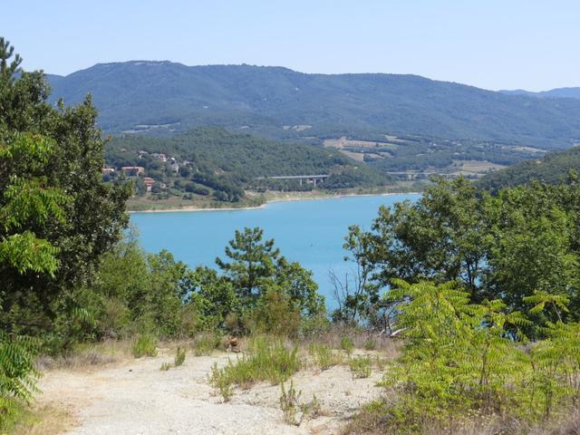 der Weg führt uns nun alles dem See entlang