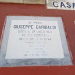 hier machte Giuseppe Garibaldi am 27 Juli 1849 Rast nach der Verteidigung von Rom