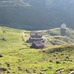 rasch liegt die Sesvennahütte tief unter uns