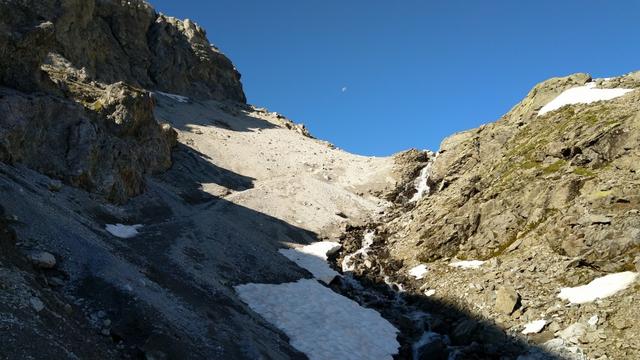 der Bergweg wird nun deutlich steiler