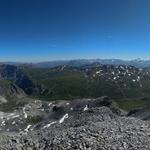 super schönes Breitbildfoto mit Blick ins Südtirol und Österreich