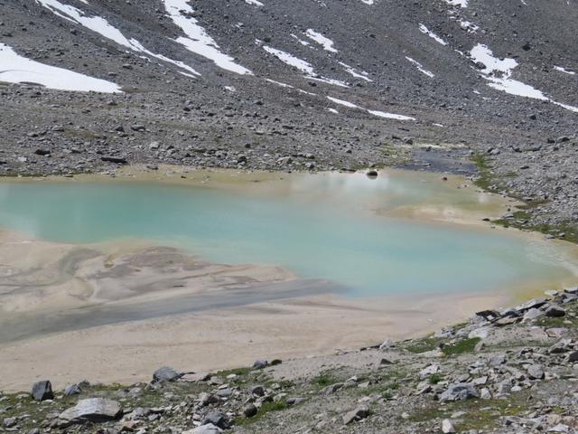 ...zum Schluss ein wenig unübersichtlich und etwas mühsam zum Gletschersee des Piz Sesvenna.