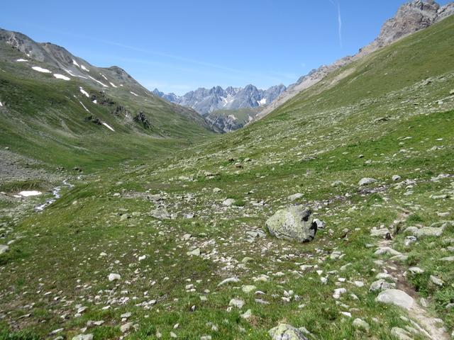 hier zeigt es sich - die Val Sesvenna ist ein typisches und recht ursprüngliches Hochgebirgstal...