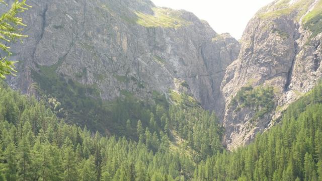 die Quar Schlucht herangezoomt