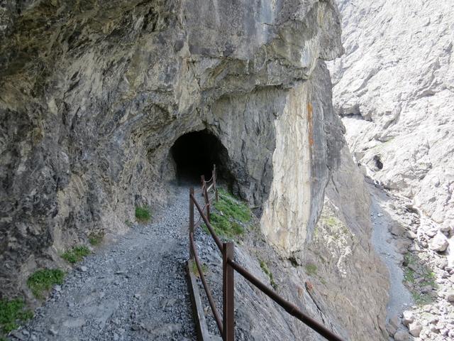 wir erreichen den nächsten Tunnel