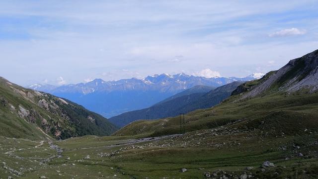 ...die schöne Aussicht, das schöne Wetter...