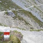 vom Aussichtspunkt aus, ist der weitere Wegverlauf gut ersichtlich