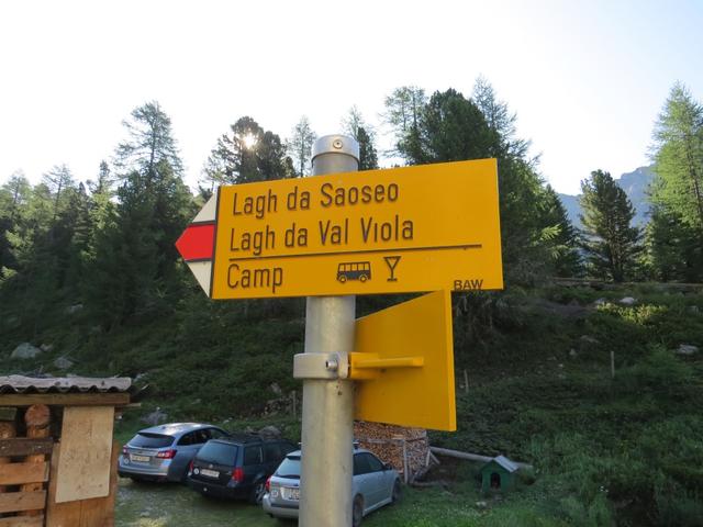 ...mit Ziel Saoseo See