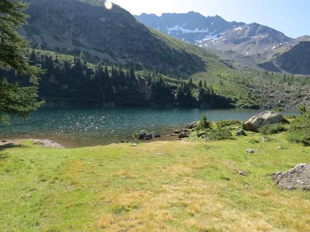 der Violasee ist der grösste See im Val da Camp