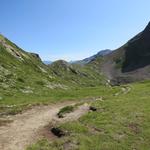 würde man in dieser Richtung weiterwandern, würde man Bormio erreichen