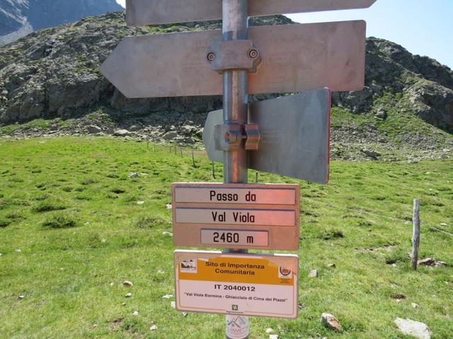 ...Pass da Val Viola 2470 m.ü.M.