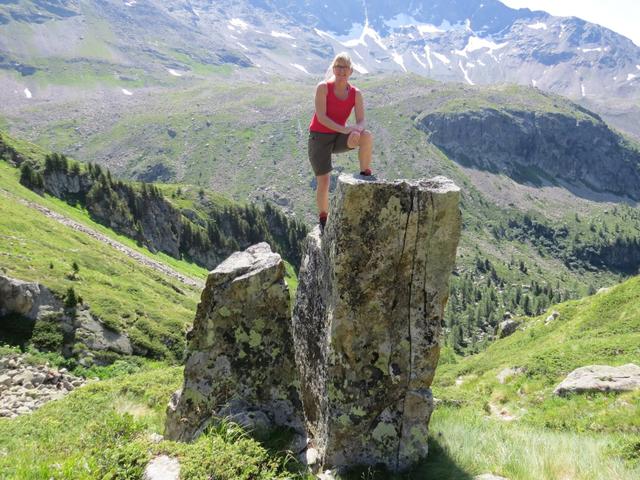 meiner Maus ist von der Wanderung und der sehr schönen Gegend begeistert