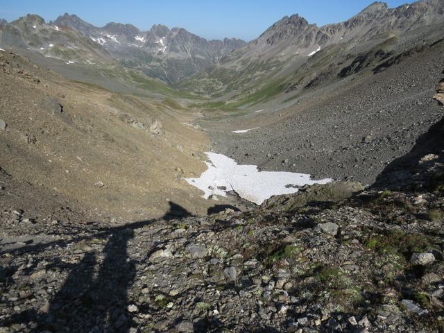 wir blicken ins Jamtal zurück, von wo wir gestartet sind