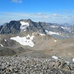 Blick auf Piz Futschöl und Piz Blaisch Lunga mit Vadret Futschöl, Futschölferner, Grenzeckkopf und Kronenjoch