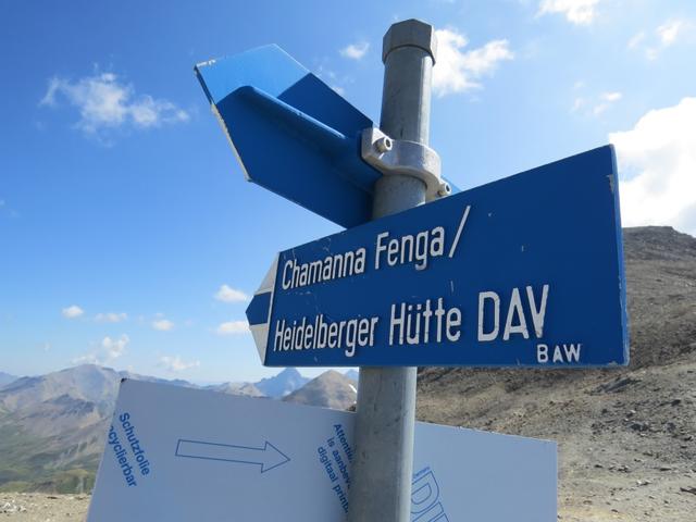 unser nächstes Ziel lautet nun Heidelbergerhütte wo wir übernachten werden
