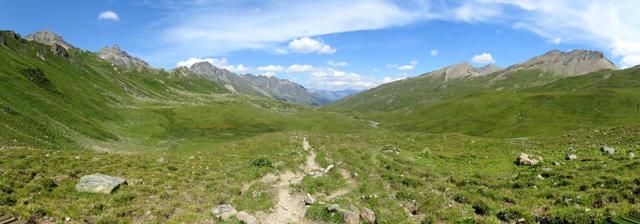 sehr schönes Breitbildfoto mit Blick ins Val Fenga/Fimbatal