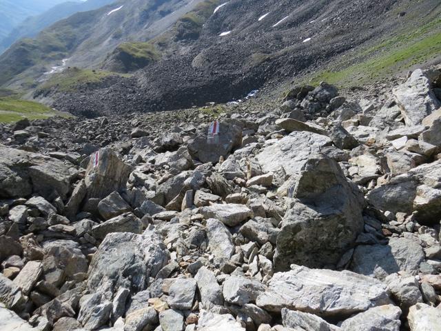auch auf dieser Seite sind die Markierungen gut angebracht