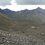 das Panorama ins Engadin und in das Val Urschai