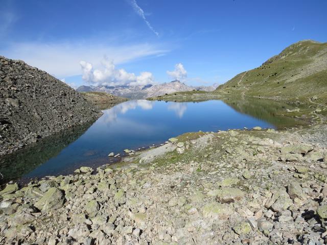 ...der wunderschön in einen Kessel eingebettete Lej Muragl