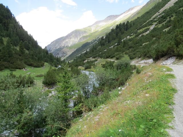 das Val Chamuera ist ein langes Seitental