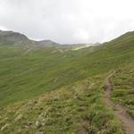 nach dem erreichen des Plateaus von Motta Schlieza 2396 m.ü.M. geht es weiter...