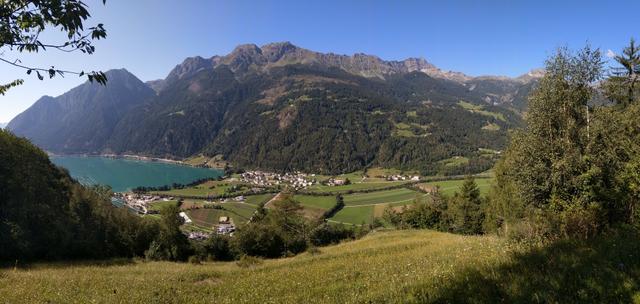 ...von der sich ein hervorragender Blick auf den Lago di Poschiavo bietet