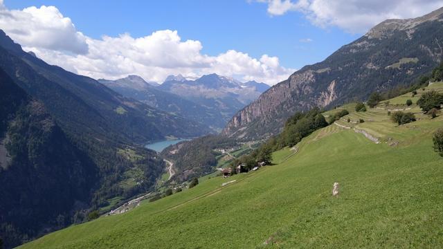 kurz vor Viano blicken wir nochmals zurück zum Lago di Poschiavo