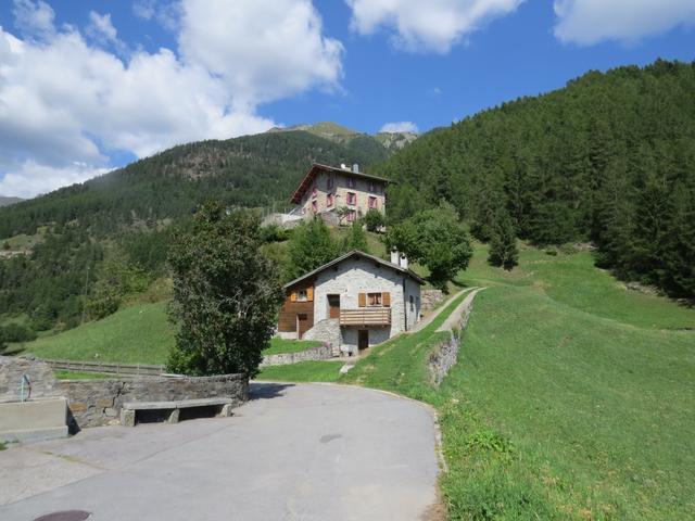 ...La Dogana 1364 m.ü.M... Der Name des Dörfchens - "Zollamt" signalisiert die Nähe der italienischen Grenze