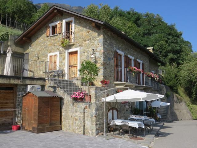 ...stossen wir auf die super schön gelegene Osteria Roncaiola