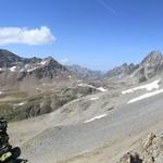 ...und die schöne Aussicht ins Val Sagliains, Vereinapass und das Vereinatal