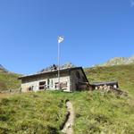 nach dieser schönen Pause verlassen wir die Linard Hütte...