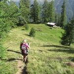 beim Plan dal Bügl mit der schönen Hütte