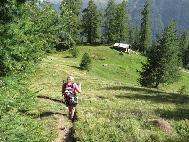 beim Plan dal Bügl mit der schönen Hütte