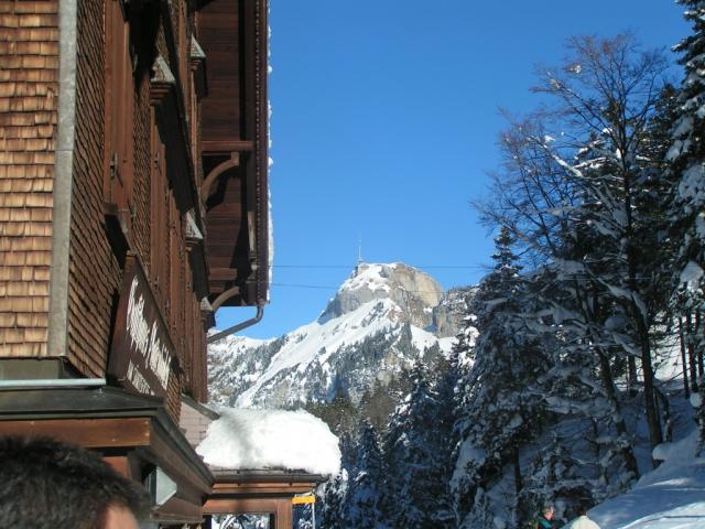 Blick vom Plattenbödeli zum Hoher Kasten