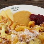 was natürlich nicht fehlen darf ist ein Kaiserschmarrn. Auf das haben wir uns schon lange gefreut