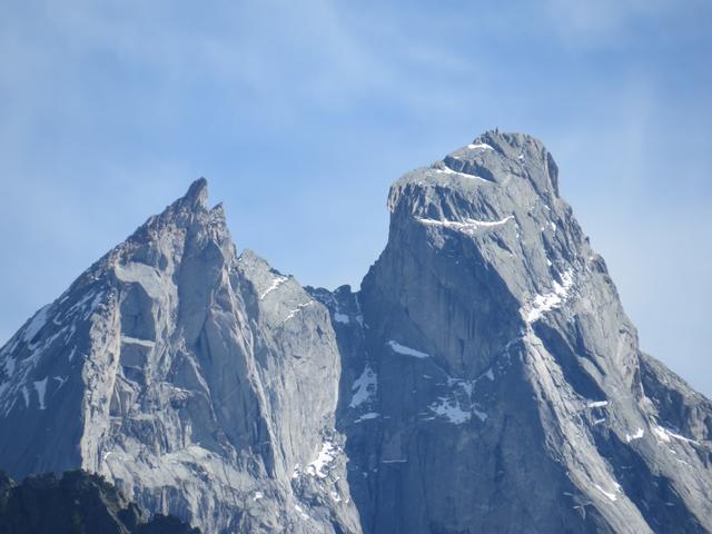 die beiden Granitzacken Sciora Dafora und Punta Pioda