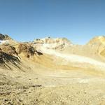 was für ein schönes Panorama! Vadret Traunter Ovas, Piz Surgonda und Piz Traunter Ovas