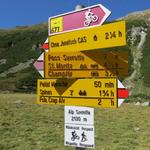 ...und erreichen die Alp Suvretta 2130 m.ü.M.