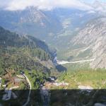 links von uns das Val Bregaglia