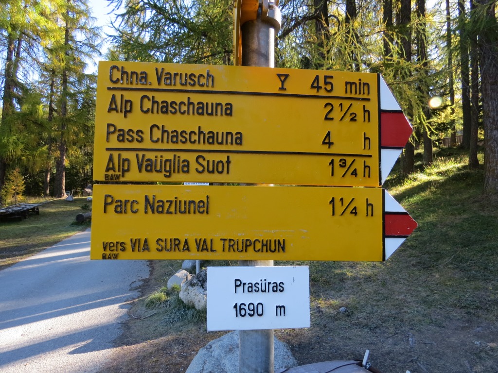...von Prasüras 1690 m.ü.M.