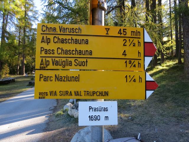 ...von Prasüras 1690 m.ü.M.